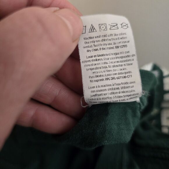 I Am A Grumpy Veteran T-Shirt Men Large Green Graphic Unisex Short Sleeved - Picture 6 of 7